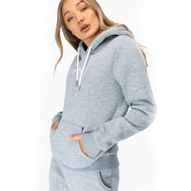 【送料無料】 ハイプ レディース パーカー・スウェット アウター Scribble Logo Women's Pullover Hoodie Grey