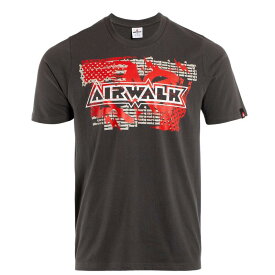 【送料無料】 エアウォーク メンズ Tシャツ トップス Graphic T Shirt Mens Charcoal