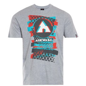 【送料無料】 エアウォーク メンズ Tシャツ トップス Graphic T Shirt Mens Grey Marl