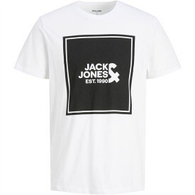 【送料無料】 ジャック&ジョーンズ メンズ パーカー・スウェット アウター T Shirt White