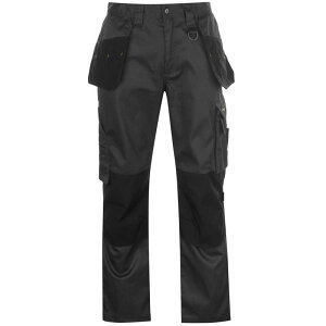 �_�����b�v �����Y �{�g���X �J�W���A���p���c �p���c Dunlop On Site Trousers Mens Charcoal/Black �u���b�N