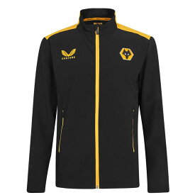 【送料無料】 カストル メンズ ジャケット・ブルゾン アウター Wolverhampton Wanderers Anthem Jacket 2021 2022 Black