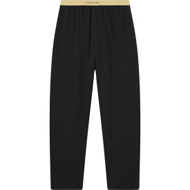 【送料無料】 カルバンクライン レディース ナイトウェア アンダーウェア Embossed Icon Pyjama Bottoms Black/Gold