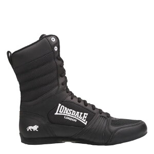 �����Y�f�[�� ���f�B�[�X �V���[�Y �u�[�c�E���C���u�[�c Lonsdale Contender Boxing Boots Black/White �z���C�g