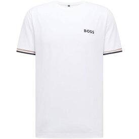 【送料無料】 ボス メンズ Tシャツ トップス Boss T-Shirt Mens White 100