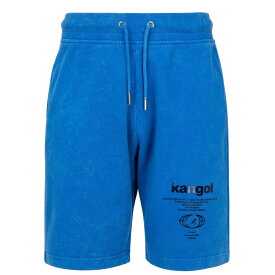 【送料無料】 カンゴール メンズ ハーフパンツ・ショーツ ボトムス Washed Shorts Mens Washed Blue