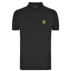 【送料無料】 ベルスタッフ メンズ Tシャツ トップス Short Sleeve Polo Shirt Black