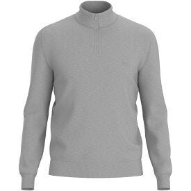 【送料無料】 ボス メンズ ニット・セーター アウター Padro Quarter Zip Sweater Silver 041