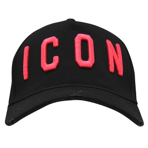 fB[XNGA[h fB[X ANZT[ Xq Lbv Dsquared2 Icon Baseball Cap Ladies Black/Fsch M806 ubN