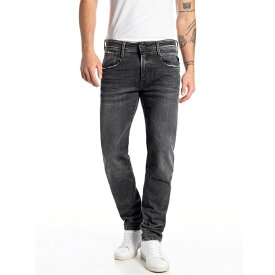 【送料無料】 リプレイ メンズ デニムパンツ ボトムス Anbass Slim Jeans 097Dark Grey