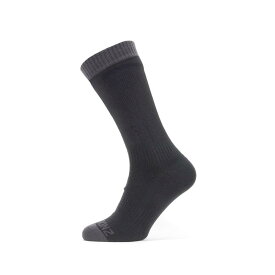 【送料無料】 シールスキンズ レディース 靴下 アンダーウェア Waterproof Warm Weather Mid Length Sock - Wiveton Black/Grey