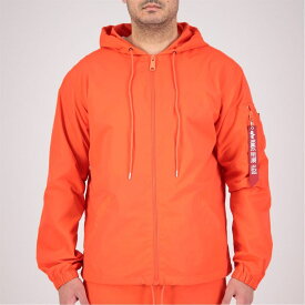 【送料無料】 アルファインダストリーズ メンズ ジャケット・ブルゾン アウター Expedition Windbreaker Orange