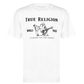 【送料無料】 トゥルーレリジョン メンズ Tシャツ トップス Buddha T Shirt Cowhide