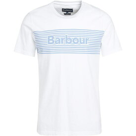 【送料無料】 バーブァー メンズ Tシャツ トップス Coundon Graphic T-Shirt White