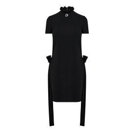 【送料無料】 ディースクエアード レディース ワンピース トップス Tunic Mini Dress Black 900