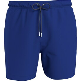 【送料無料】 カルバンクライン メンズ ハーフパンツ・ショーツ 水着 Medium Tape Swim Shorts Mens Azure Blue C85