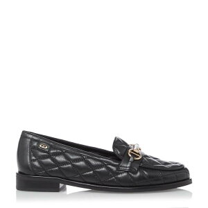 �f���[�������h�� ���f�B�[�X �V���[�Y �X���b�|���E���[�t�@�[ Dune London Games Loafers Black Lth 484 �u���b�N