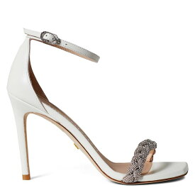 【送料無料】 スチュアート ワイツマン レディース サンダル シューズ Nudistcurve Highshine Sandals White WHT