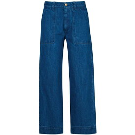 【送料無料】 バーブァー レディース デニムパンツ ジーンズ ボトムス Southport Cropped Jeans Original Wash