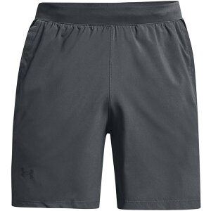 A_[A[}[ Y {gX n[tpcEV[c Under Armour LAUNCH 7'' SHORT Pitch Grey O[
