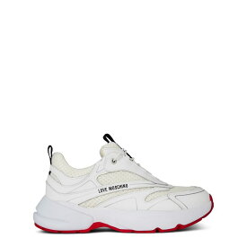 【送料無料】 ラブ モスキーノ レディース スニーカー ランニングシューズ シューズ Low Top Running Shoes White/Red 10A