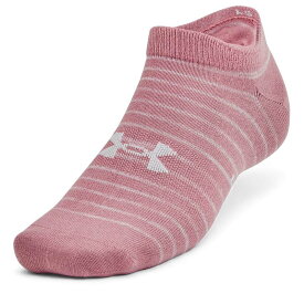 【送料無料】 アンダーアーマー レディース 靴下 アンダーウェア No Show Sock 6pk Pink/Grey/White