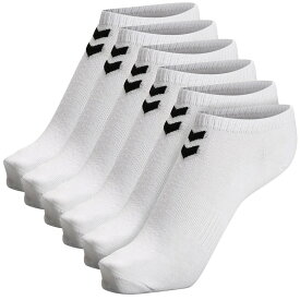 【送料無料】 ヒュンメル レディース 靴下 アンダーウェア Chevron 6 Pack of Ankle Socks White