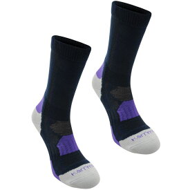 【送料無料】 カリマー レディース 靴下 アンダーウェア 2 Pack Walking Socks Ladies Navy/Purple