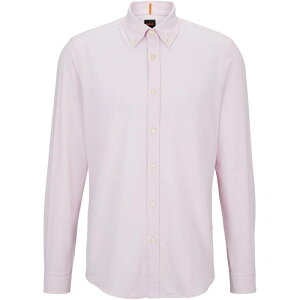 �{�X �����Y �g�b�v�X �V���c Boss Rickert Long Sleeve Shirt Pink 682 �s���N