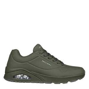 �X�P�b�`���[�Y �����Y �V���[�Y �X�j�[�J�[ Skechers UNO Stand On Air Men's Trainers Olive �I���[�u