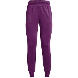 【送料無料】 アンダーアーマー レディース カジュアルパンツ ボトムス Jogging Pants Womens Purple/Black