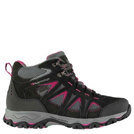 【送料無料】 カリマー レディース ブーツ・レインブーツ シューズ Mount Mid Ladies Waterproof Walking Boots Black/Pink