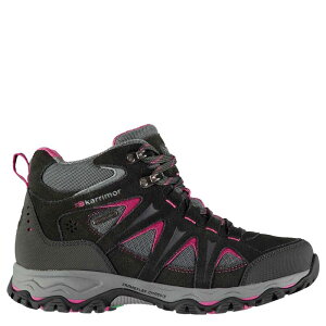 �J���}�[ ���f�B�[�X �V���[�Y �u�[�c�E���C���u�[�c Karrimor Mount Mid Ladies Walking Boots Black/Pink �u���b�N