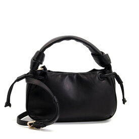 【送料無料】 デューンロンドン レディース ハンドバッグ バッグ Dune Dignity Shoulder Knot Bag Black Lthr