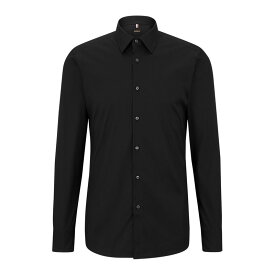 【送料無料】 ボス メンズ シャツ トップス T Hay Long Sleeve Shirt Black