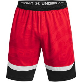 【送料無料】 アンダーアーマー レディース ハーフパンツ・ショーツ ボトムス Heatwave Hoops Shorts Red / / White