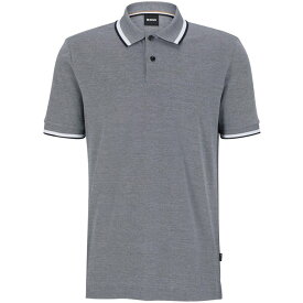 【送料無料】 ボス メンズ Tシャツ トップス Parlay Pique Polo Shirt Dark Blue 404