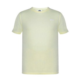 【送料無料】 スラセンジャー メンズ Tシャツ トップス Plain T Shirt Mens Pastel Yellow