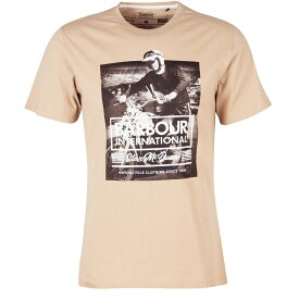 【送料無料】 バブアー メンズ Tシャツ トップス Morris Graphic T-Shirt Coriander