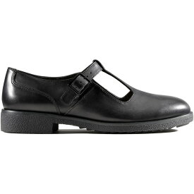 【送料無料】 クラークス レディース スニーカー シューズ Griffin Town Mary Jane Shoes Black Leather