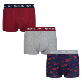 【送料無料】 リーボック メンズ ボクサーパンツ アンダーウェア 3 Pack Logo Boxer Shorts Mens Multi