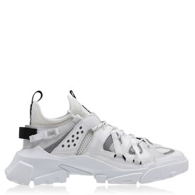 【送料無料】 アレキサンダー・マックイーン メンズ スニーカー シューズ Descender Trainers White 9000