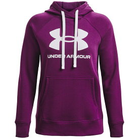 【送料無料】 アンダーアーマー レディース パーカー・スウェット アウター Rival OTH Hoodie Ladies Purple