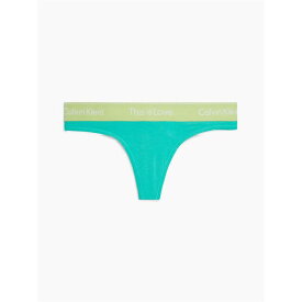 【送料無料】 カルバンクライン レディース パンツ アンダーウェア This is Love Thong Aqua Green