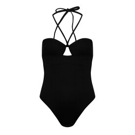 【送料無料】 カルバンクライン レディース 上下セット 水着 Structured Halterneck Swimsuit Pvh Black