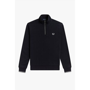 �t���b�h�y���[ �����Y �g�b�v�X �V���c �n�[�t�W�b�v Fred Perry Half Zip Top Navy 608 �l�C�r�[