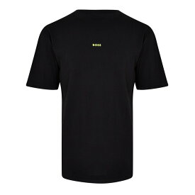 【送料無料】 ボス メンズ Tシャツ トップス Teeos T Shirt Black 002