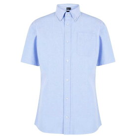 【送料無料】 ファイヤートラップ メンズ シャツ トップス Short Sleeve Oxford Shirt Mens Blue