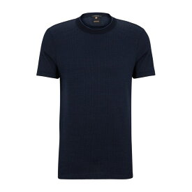 【送料無料】 ボス メンズ Tシャツ トップス T Tesar 60 T-Shirt Dark Blue 404