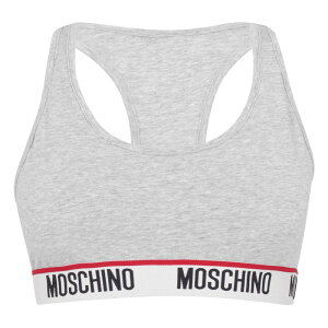 XL[m fB[X A_[EFA uW[ MOSCHINO Tape Bralette Grey O[